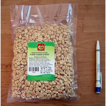 Arašídy nesolené 500g