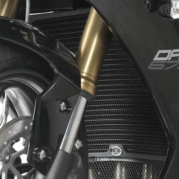 R&G Racing Ochranná mřížka chladiče černá - Triumph 675 Daytona '13-