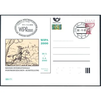Poštovní známka Česká pošta (2000) CDV 41 O - P 58 - WIPA - razítko