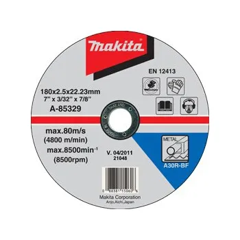 Řezný kotouč Makita řezný kotouč ocel 180x2,5x22 mm