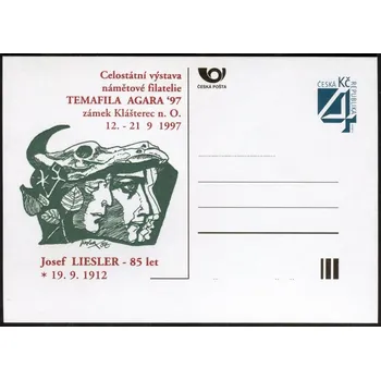 Poštovní známka Česká pošta (1997) CDV 22 ** - P 26 - Celostátní výstava námětové filatelie Temafila AGARA 97