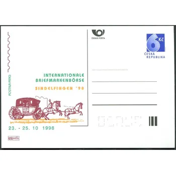 Poštovní známka Česká pošta (1998) CDV 32 ** - P 40 - Sindelfingen 98