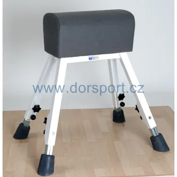 Gymnastický kůň Gymnastická koza DOR-SPORT, potah koženka, ocelová stavitelná konstrukce
