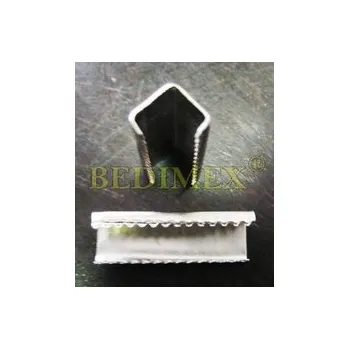 Opasek koncovka kovová na opasek-M 211-28 mm-nikl celé balení