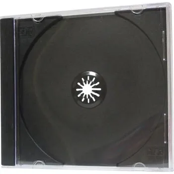 Obálka Obal na 1ks CD/DVD tenký (slim) transparent