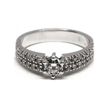 Prsten Luxusní zásnubní prsten s přírodními diamanty 585/3,21 gr J-20014-11 POŠTOVNÉ ZDARMA! (J-20014-11)