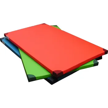 Žíněnka Žíněnka DOR-SPORT lehčená, koženka, sesítěný polyethylen Barva: červená, Rozměr: 200x100x6 cm, Materiál: koženka