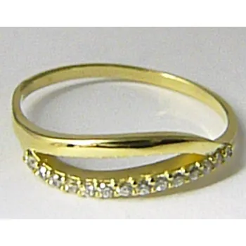 Prsten Klenoty Budín Dámský celozlatý prsten posetý mnoha zirkony vel. 56 585/1,73gr 223041269 (Klenoty Budín Dámský celozlatý prsten posetý mnoha zirkony vel. 56 585/1,73gr 223041269)