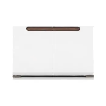 Šatní skříň BRW Azteca SZF2D / 19 / 11 bílá/vysoký lesk