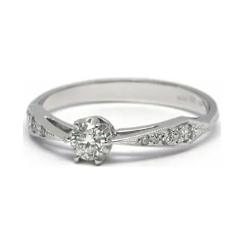 Prsten Luxusní zásnubní diamantový prsten přírodní diamant 585/1,74 gr J-21025-12 POŠTOVNÉ ZDARMA! (J-21025-12)