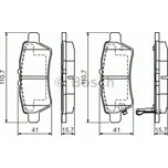 BOSCH (BO 0986494369) brzdové obložení…
