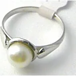 Klenoty Budín Dámský mohutný velký zlatý prsten s velkou bílou perlou 585/1,6 gr vel. 55 S115 POŠTOVNÉ ZDARMA! (Klenoty Budín Dámský mohutný velký zlatý prsten s velkou bílou perlou 585/1,6 gr vel. 55 S115 POŠTOVNÉ ZDARMA!)