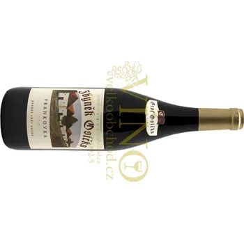 Víno Akce ihned Zbyněk Osička EDITION GROF Frankovka 2009 pozdní sběr 0,75 L suché moravské červené víno Velké Bílovice