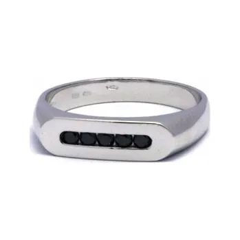 Prsten Diamantový prsten s černými diamanty 585/3,25 gr J-21076-12 POŠTOVNÉ ZDARMA! (J-21076-12)