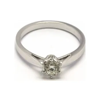 Prsten Klenoty Budín Dámský zásnubní prsten s přírodním diamantem 585/2,17 gr J-21321-12 POŠTOVNÉ ZDARMA! (J-21321-12)