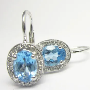 Prsten Klenoty Budín Luxusní zlaté diamantové náušnice s pravými modrými topazy 585/2,20g 3880136 (Klenoty Budín Luxusní zlaté diamantové náušnice s pravými modrými topazy 585/2,20g 3880136)