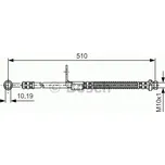 BOSCH (BO 1987481155) brzdová hadice