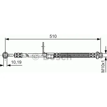 Brzdová hadice BOSCH (BO 1987481155) brzdová hadice