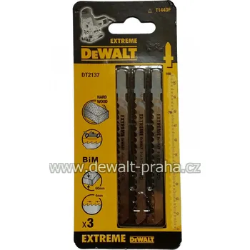 Pilový plátek DT2137 DeWALT pilový plátek 106 mm na dřevo 3 ks (bimetalový s dlouhou životností)