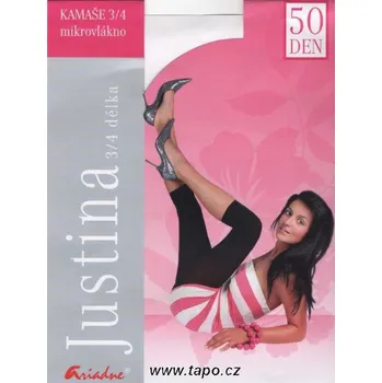 Legíny tříčtvrteční Justina, velikost 158/100, bílá