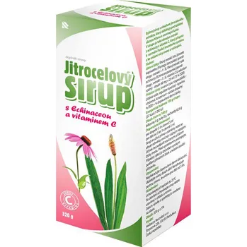 Přírodní produkt Herbacos Jitrocelový sirup s Echinaceou a vitamínem C 320 g