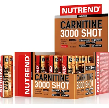 Spalovač tuku Nutrend Carnitine 3000 Shot 20 x 60 ml