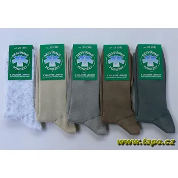 Dámské ponožky Zdravotní ponožky, velikost 25, mix světlý