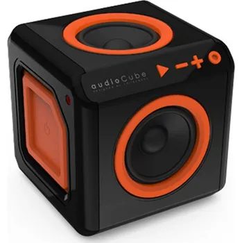 Bluetooth reproduktor PowerCube Audiocube černý/oranžový