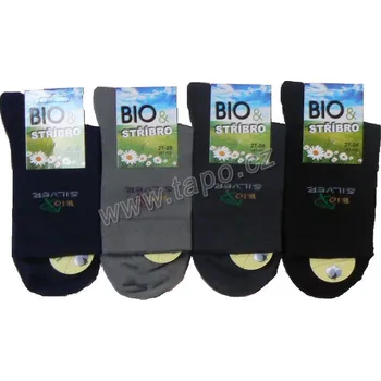 Dámské ponožky Ponožky comfort BIO + STŘÍBRO, velikost 25-26, mix