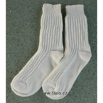 Pánské ponožky Ponožky HVĚZDA SEVERU bílá, velikost 25, bílá