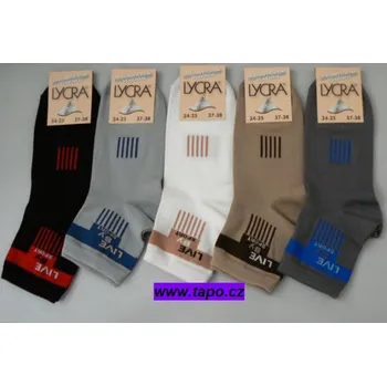 Pánské ponožky LIVE by sport, velikost 30-31, mix tmavý