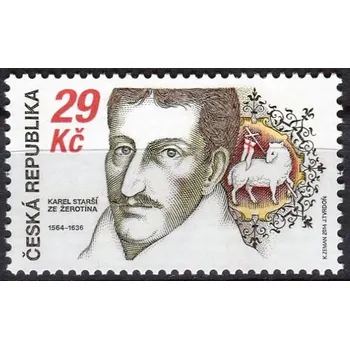 Poštovní známka Česká pošta (2014) č. 818 ** - Česká republika - Karel starší za Žerotína
