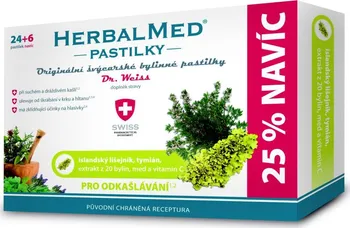 Přírodní produkt Simply You HerbalMed Dr.Weiss islandský lišejník/tymián/med + C