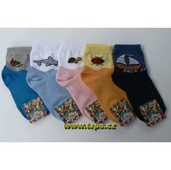 Ponožky s obrázkem, velikost 22-23, mix