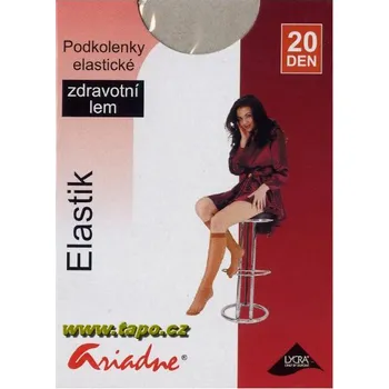 Dámské ponožky Podkolenky 1 pár Lycra, velikost 25-27, černá