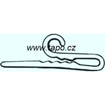 Ramínko Ponožková ramínka 50 Kusů, velikost uni, černá