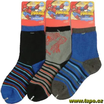 Ponožky SPIDER-MAN Licenční, velikost 17-20/27-30, mix /dle vyobrazení/
