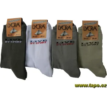 Dámské ponožky Ponožky LIVE poloplyš, velikost 24-25, mix