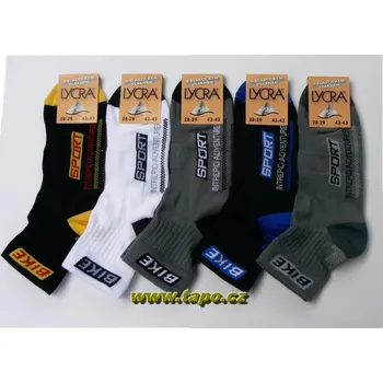 Pánské ponožky Ponožky BIKE SPORT, velikost 28-29, mix