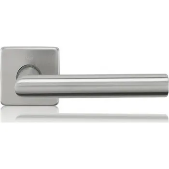 Dveřní kování M&T Dveřní klika Lusy na čtvercové rozetě, Economy nerez NRz, madlo/klika R