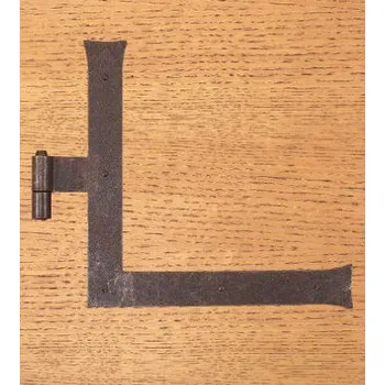 pant M&T FF 258.DX Kovaný pant ve tvaru „L“ se závěsem na zeď, levý