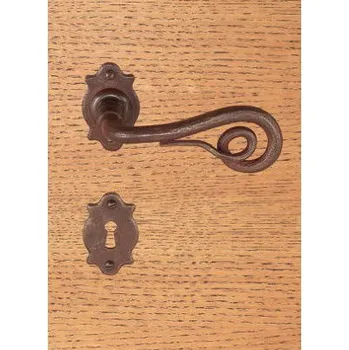 Dveřní kování M&T FM 371.NM kovaná klika s rozetou a patentovanou zpětnou pružinou pro dozický zámek