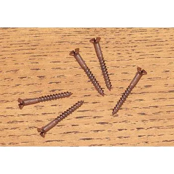 Dveřní kování M&T FA 858.4×35 Šroub s plochou zahloubenou hlavou a drážkou v hlavě, 4×35 mm