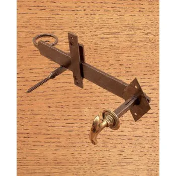 Dveřní kování M&T FF 290.O Kovaná západka s rukojetí z mosazi