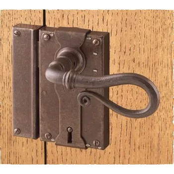 Dveřní kování M&T FS 196.016.DX Kovaný zámek s klikou a protikusem