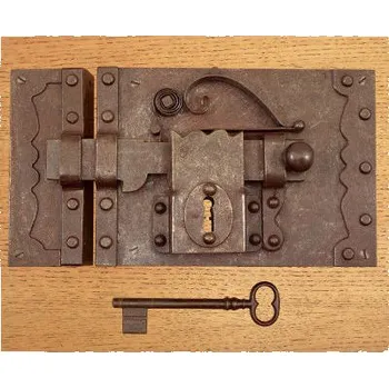 Dveřní kování M&T FS 195.DX Kovaný zámek k restaurování s kodifikovaným klíčem, levý