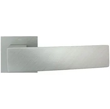 Dveřní kování M&T Klika-rukojeť My k zámku na sklo, povrch SNi matný nikl broušeno