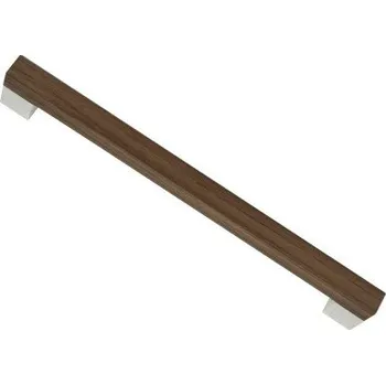 Dveřní kování M&T Madlo dlouhé Mimolimit, SNi matný nikl - broušeno, rozteč/délka 2400/2440 mm