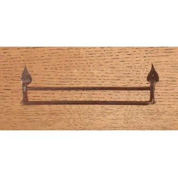 Sada koupelnových doplňků M&T FT 330.40 Kovaný držák na ručníky dvojitý