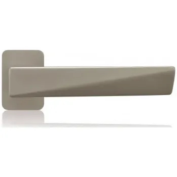 Dveřní kování M&T Klika Mini-V na al. profily, SNi matný nikl, madlo/klika R